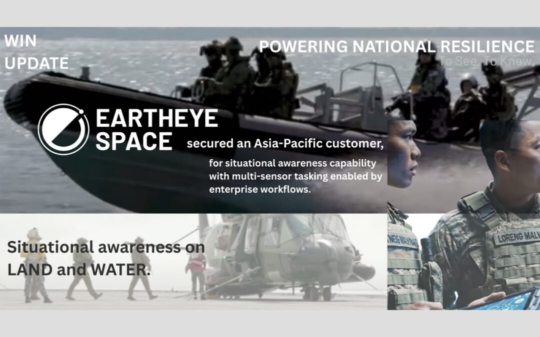 An Asia-Pacific customer partners with Eartheye Space for Earth observation from space